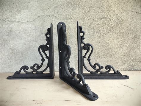 old metal shelf brackets|decorative black metal shelf brackets.